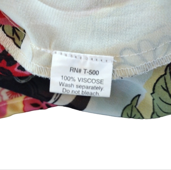 Paradise Rhinestone Embellished Tunic Top - Picture 7 of 8